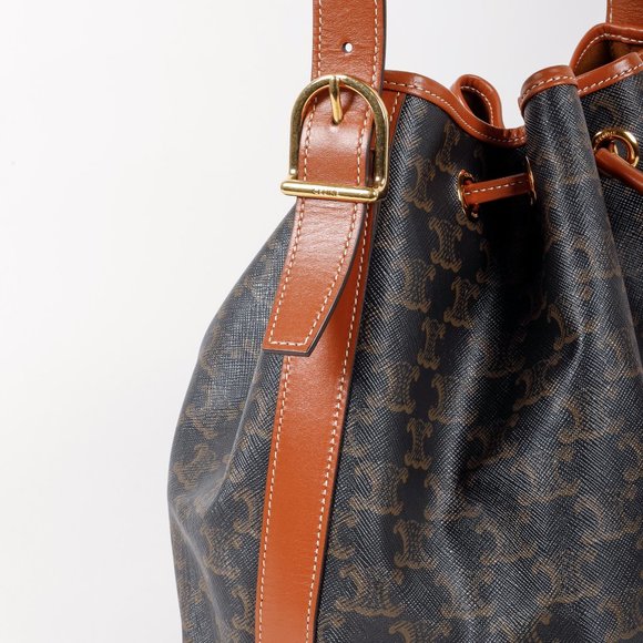 Celine Triomphe Drawstring Bucket Bag - Picture 7 of 15